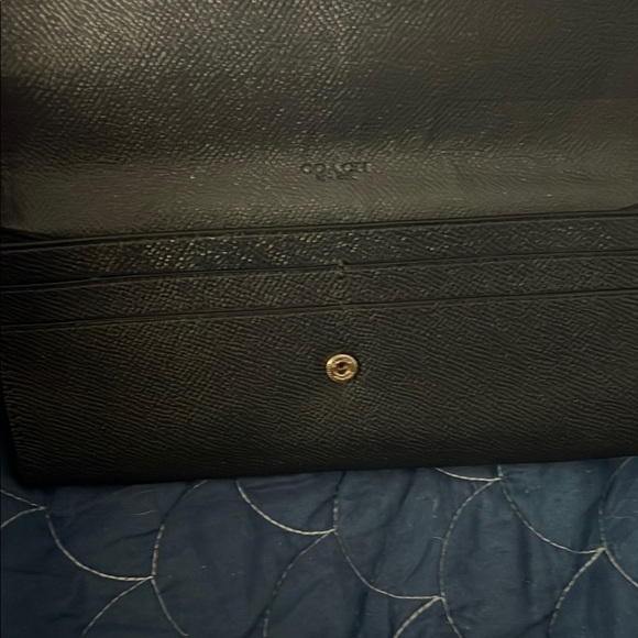 Coach Black Leather Wallet - Picture 3 of 4